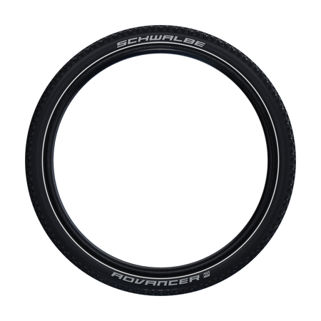 NEW Schwalbe Advancer Hybrid MTB Wired Bicycle Tyre In Black/Reflex