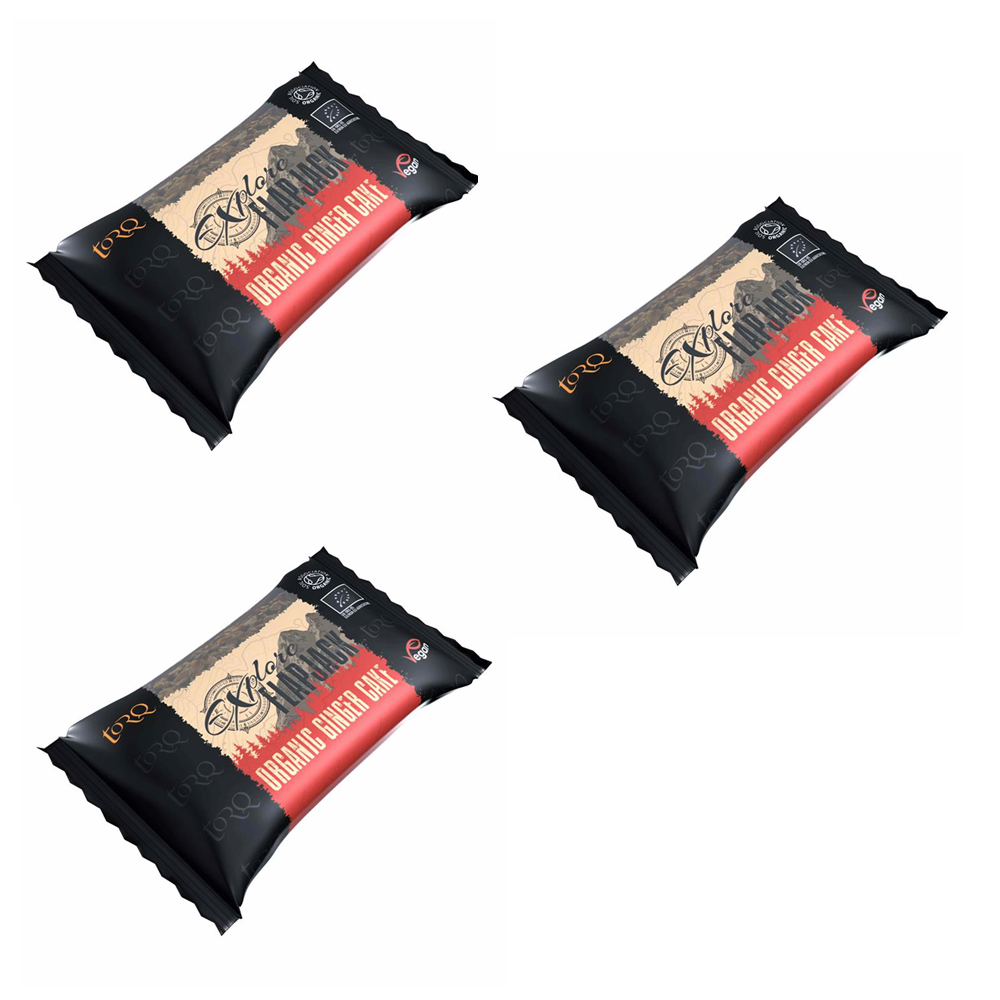 TORQ Explore Flapjack 3 x 65g Bars NEW FLAVOURS ADDED