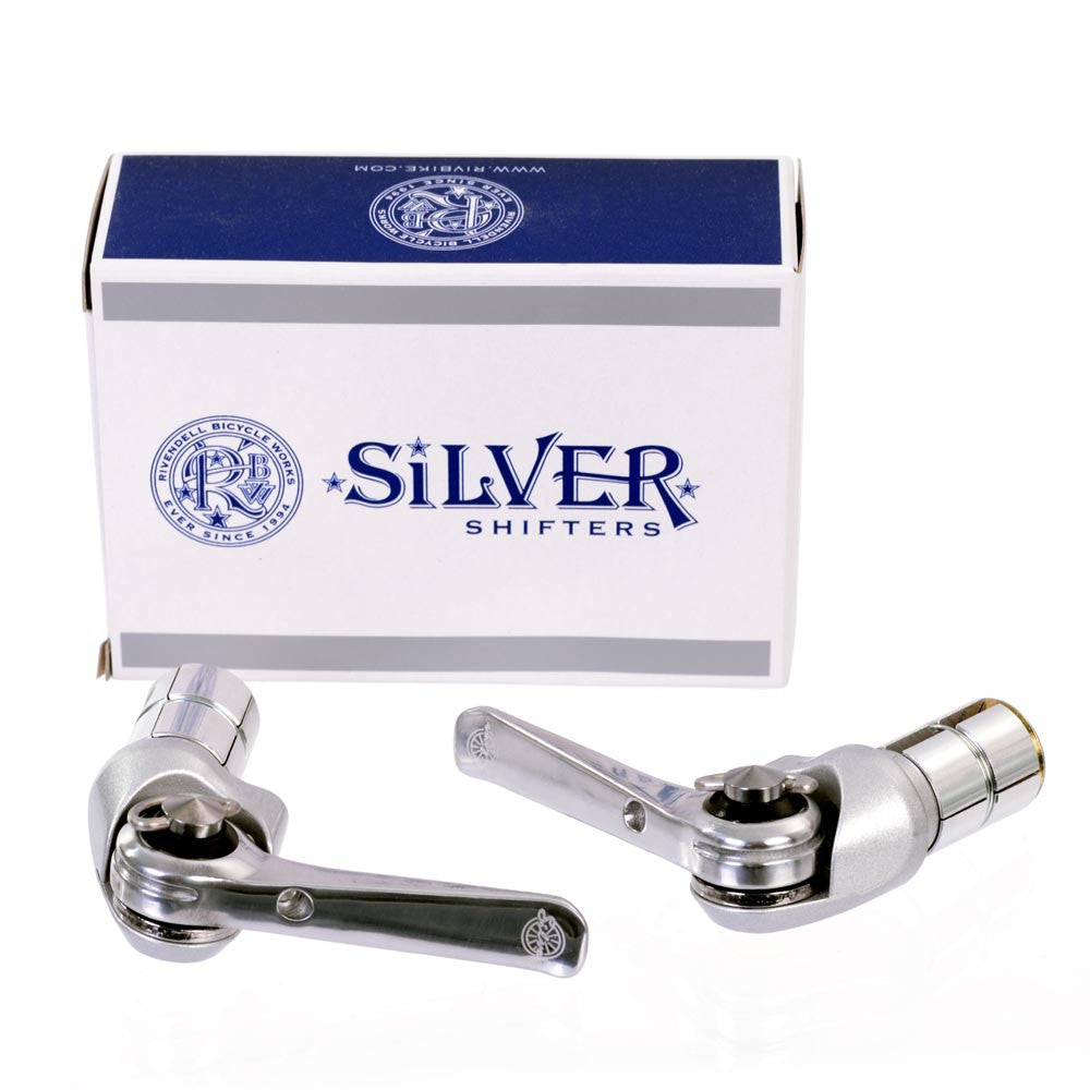 Dia-Compe Bar End Shift Levers | Silver