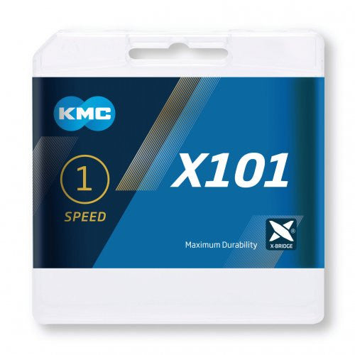 KMC X101 Track Silver Chain