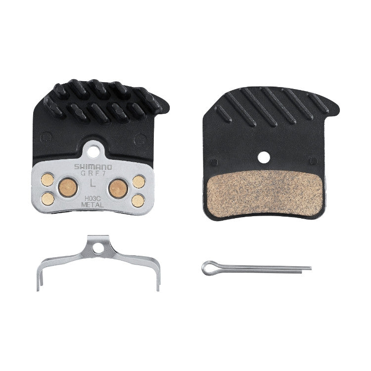 Shimano H03C Sintered Disc Brake Pads With Cooling Fins For BR-M820/BR-M640/BR-M8020