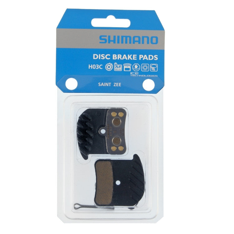 Shimano H03C Sintered Disc Brake Pads With Cooling Fins For BR-M820/BR-M640/BR-M8020