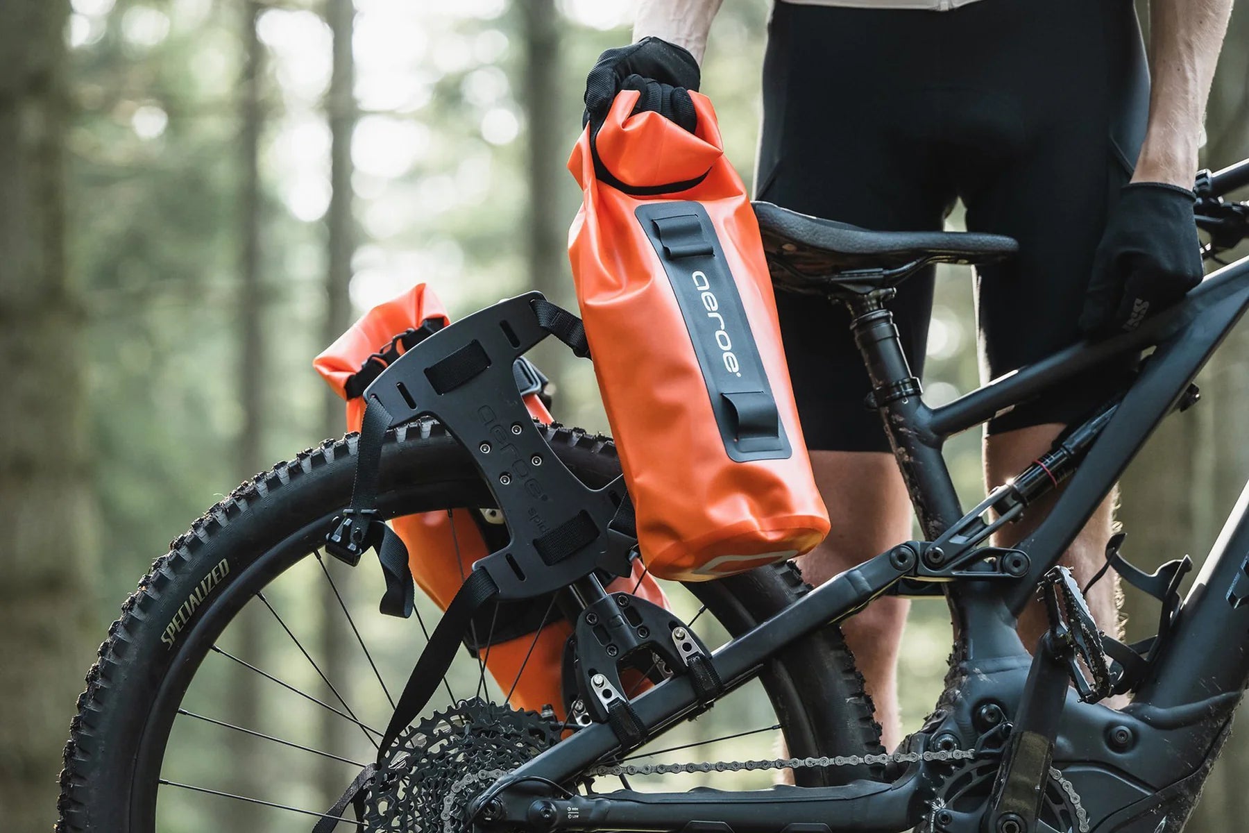 Aeroe 8 Litre Heavy Duty Waterproof Dry Bag In Orange