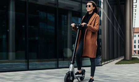 JIVR 350W Electric Scooter | Foldable | 10" Wheels