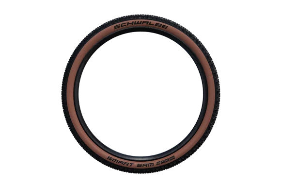 Schwalbe Smart Sam DD Performance MTB E-Bike All Round Folding Tube Type Tyre In Black/Bronze