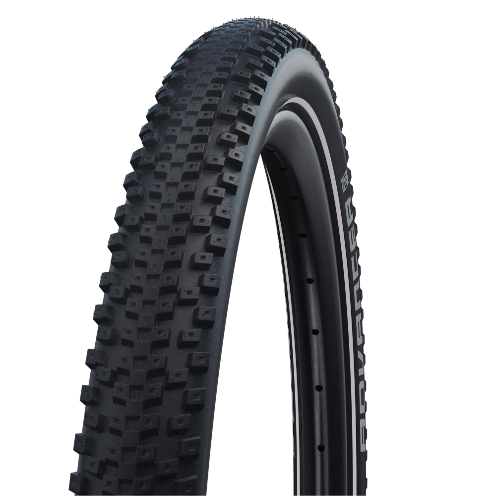 NEW Schwalbe Advancer Hybrid MTB Wired Bicycle Tyre In Black/Reflex