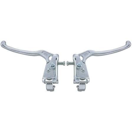 Dia-Compe Tech 6 MX 128S-II 22.2mm Old School BMX Brake Levers Pair Silver