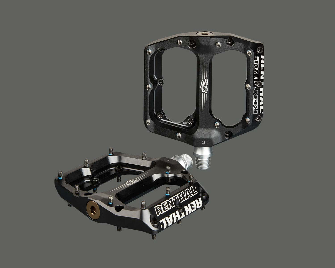 Renthal Revo-F Flat MTB Downhill Platform Pedals | Black