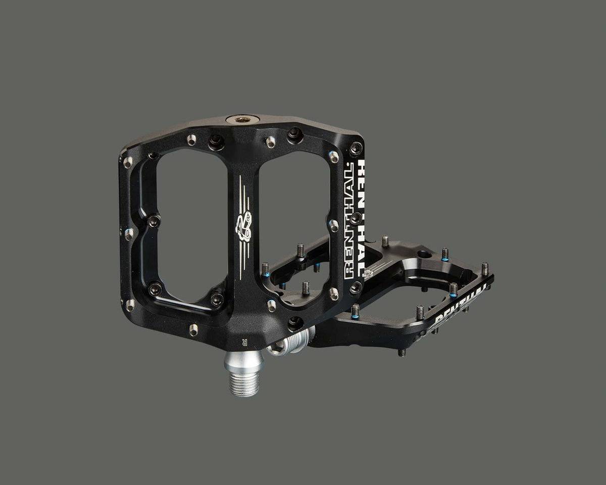 Renthal Revo-F Flat MTB Downhill Platform Pedals | Black