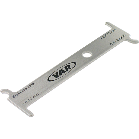 Var Chain Wear Indicator tool for checking chain stretch and avoiding premature wear.