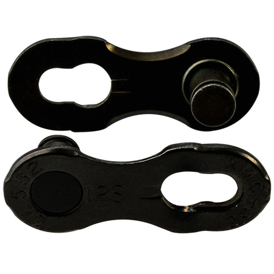 KMC Non Reusable Missing Link For 12 Speed DLC Chain 2 Pack | Black