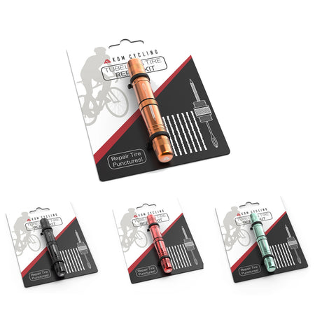 KOM Tubeless Tyre Puncture Repair Compact Tool All Colours