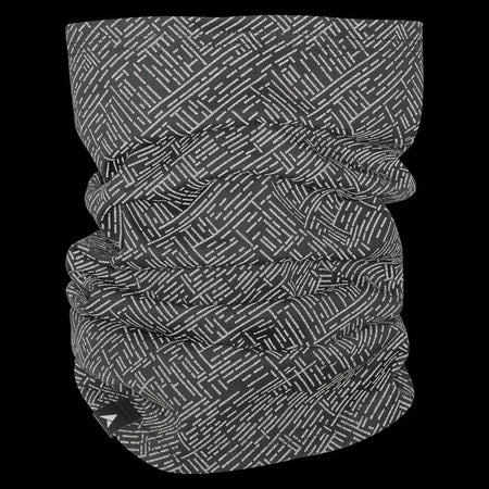 Altura Lightweight Unisex Neck Warmer With All-over Reflective Print In Black