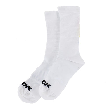 Look Elite Proteam Cycling Socks in white, featuring elite cycling socks design for maximum performance and comfort.