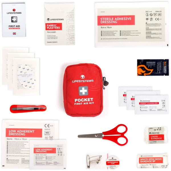 Lifesystems Pocket First Aid Kit Includes Essential Items