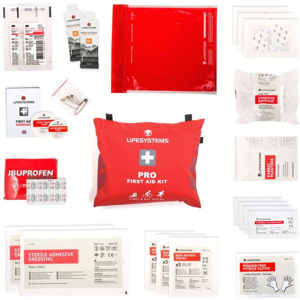 Lifesystems Light and Dry Pro Waterproof First Aid Kit Includes Essential Items