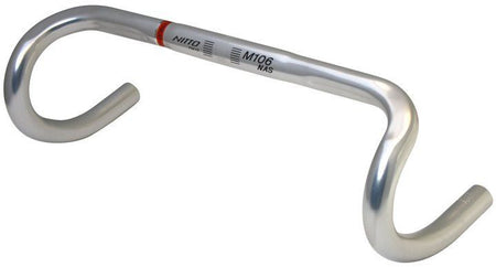 Nitto M106 NAS Drop Road Handlebars | 26mm Clamp | Silver