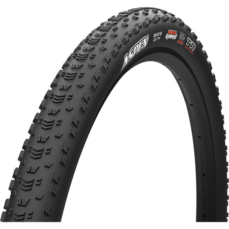 Maxxis Aspen 120 TPI MaxxSpeed EXO Folding Tubeless Tyre 32 x 2.40 - lightweight XC tubeless tyre for optimal performance.