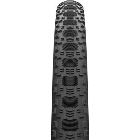 Maxxis Aspen ST 700x55C tubeless tyre showing tread design for optimal grip and performance.
