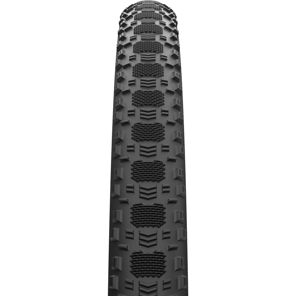 Maxxis Aspen ST 700x55C tubeless tyre showing tread design for optimal grip and performance.
