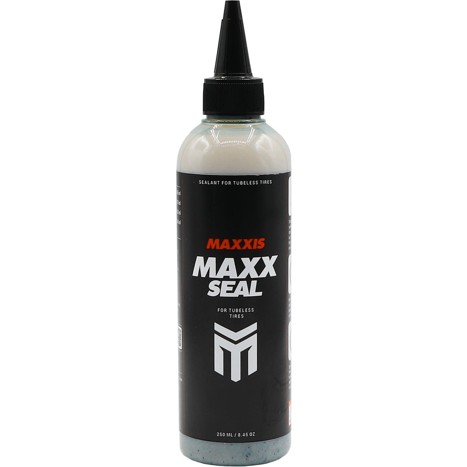 Maxxis Maxx Seal Bicycle Tyre Tubeless Sealant 250ml for Maxxis tubeless tyre sealant use, effective in all weather conditions.