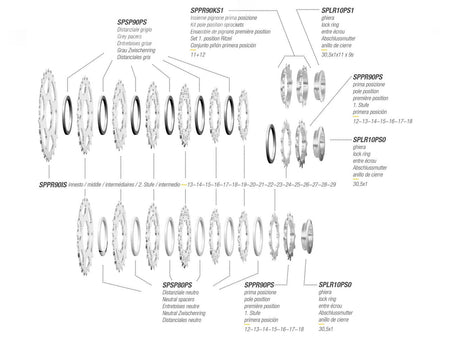 Miche Primato 8 Speed Cassette Shimano Compatible