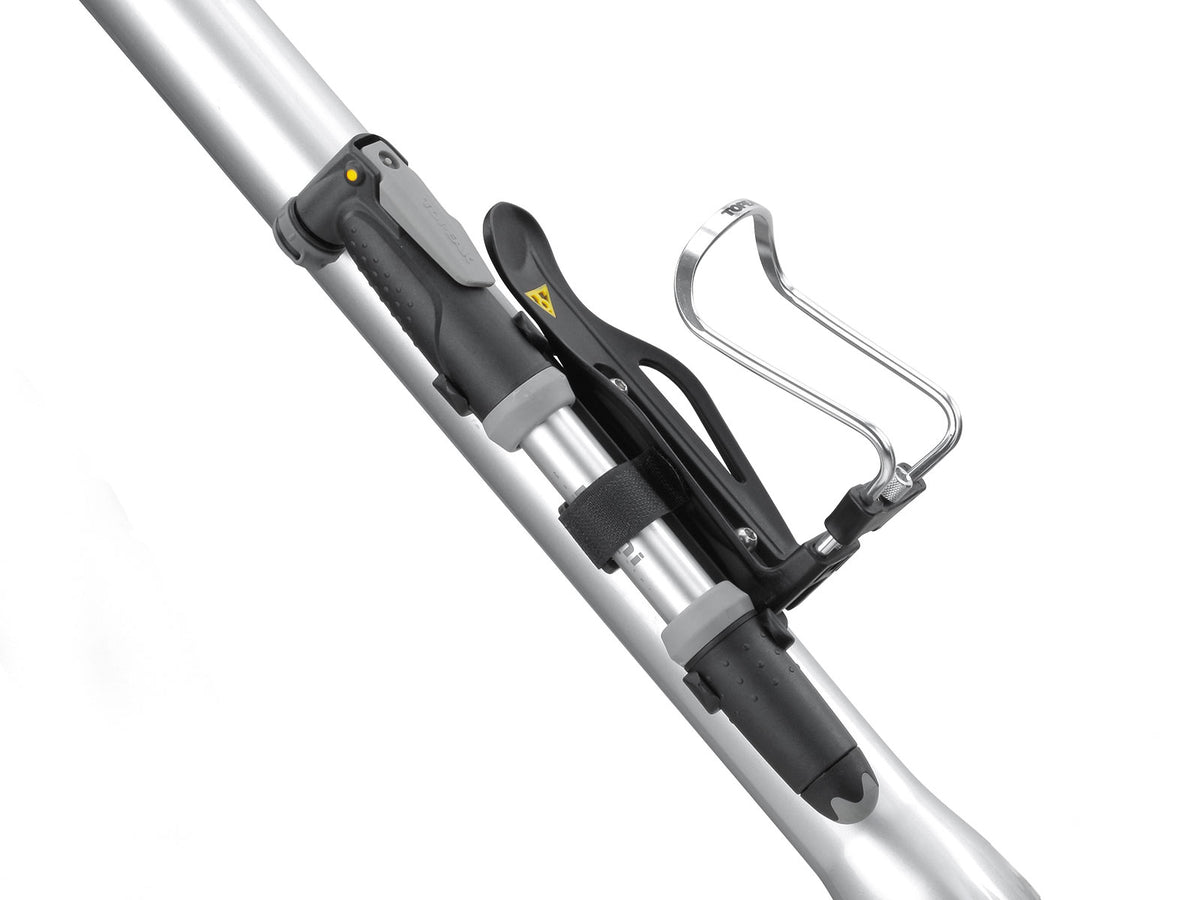 Topeak Mini Dual Bicycle Hand Pump - Black Silver