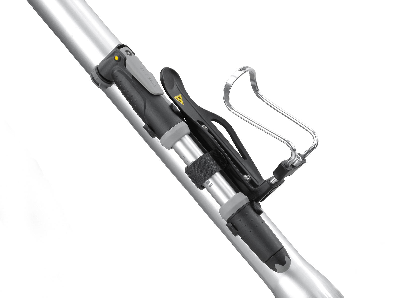 Topeak Mini Dual Bicycle Hand Pump - Black Silver