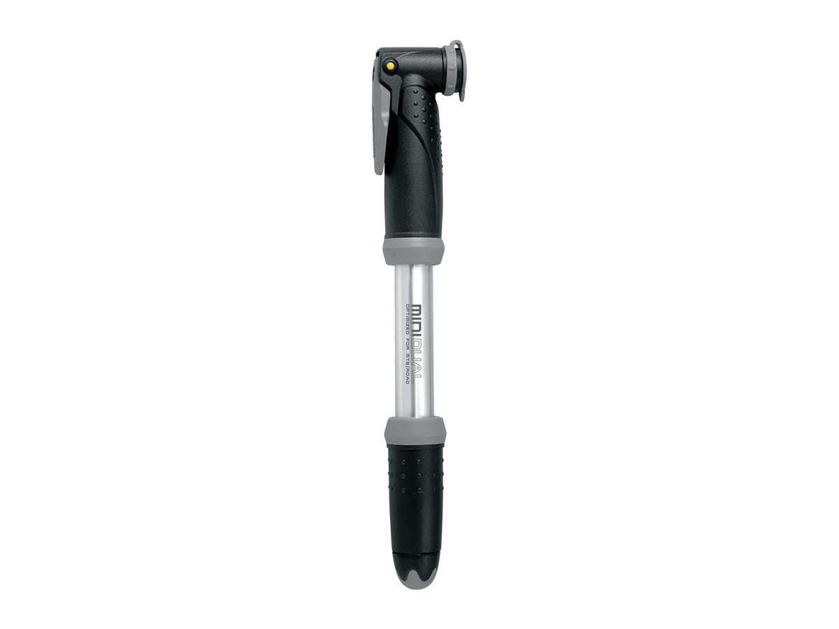 Topeak Mini Dual Bicycle Hand Pump - Black Silver