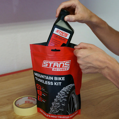 Stan's No Tubes MTB Tubeless Conversion Kit - Includes Valves , Sealant & Rim Tape