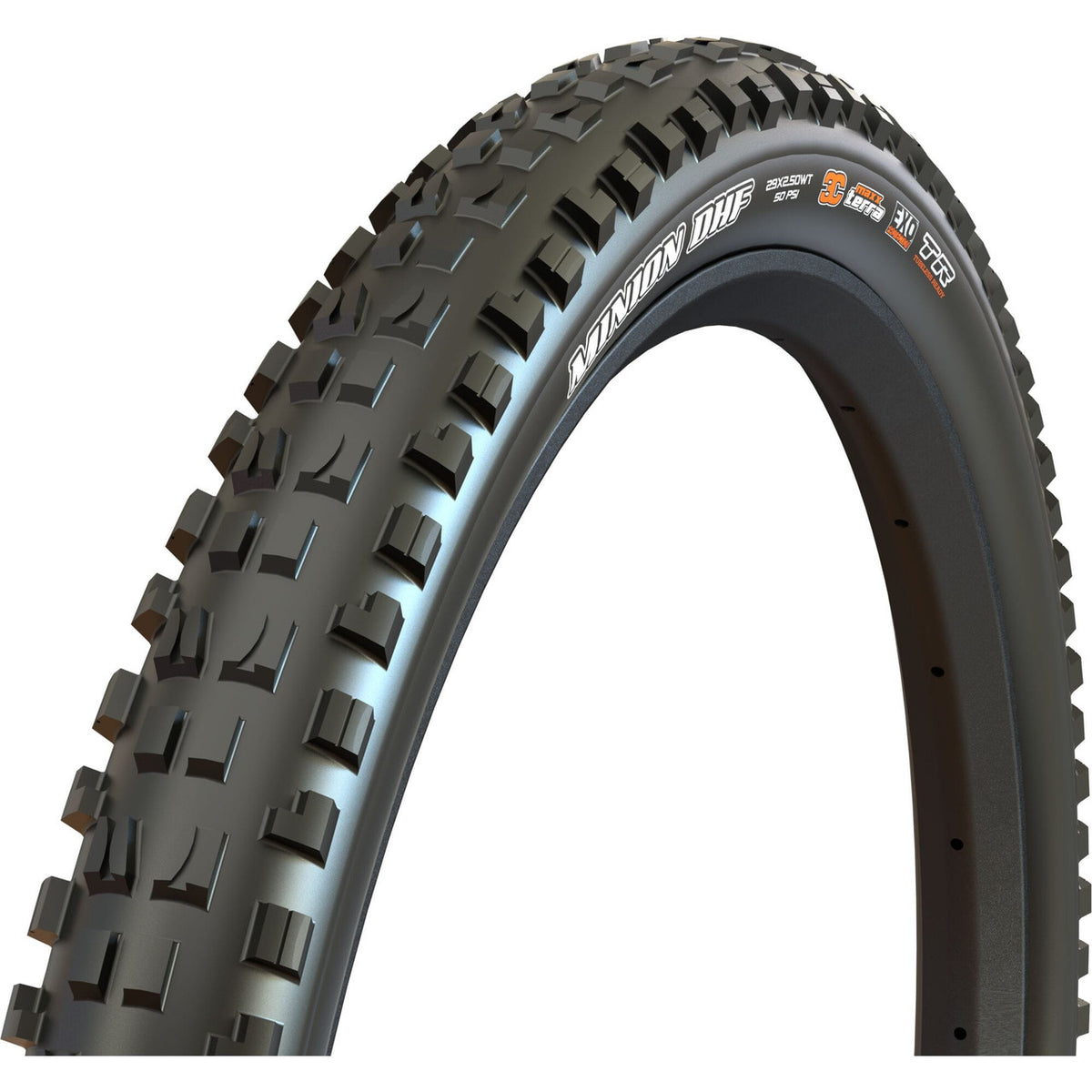 Maxxis Minion DHF 60 TPI 3C MaxxTerra Tubeless Ready Folding Front Downhill Tyre