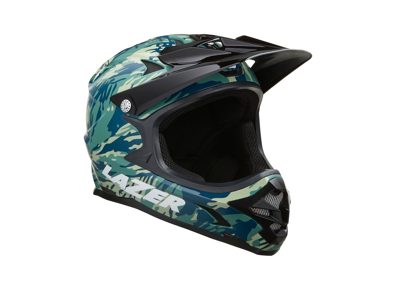Lazer Phoenix+ Full Face MTB Downhill Helmet In Camo Green RRP £100