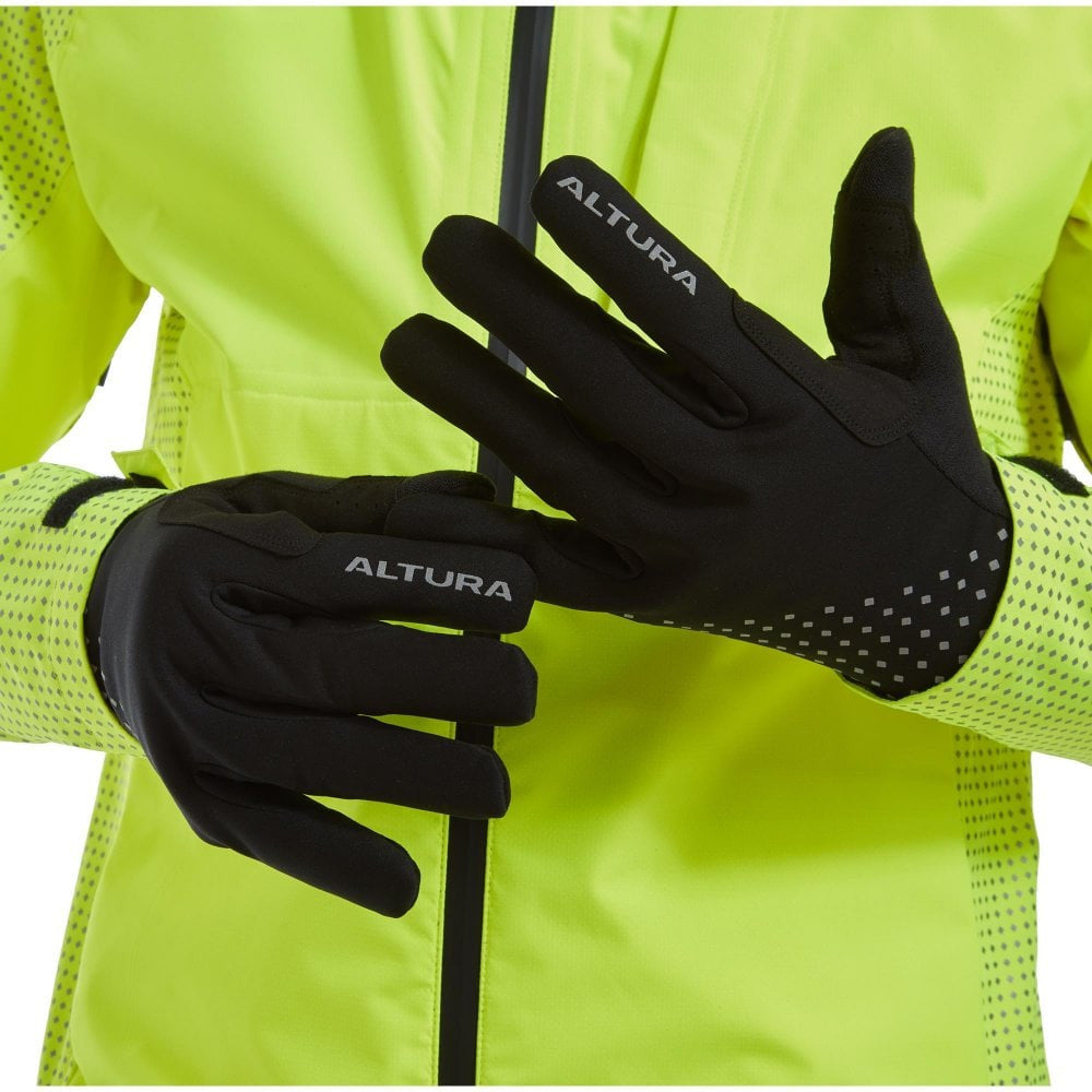 Altura Nightvision Unisex Waterproof Insulated Cycling Gloves In Black RRP £45