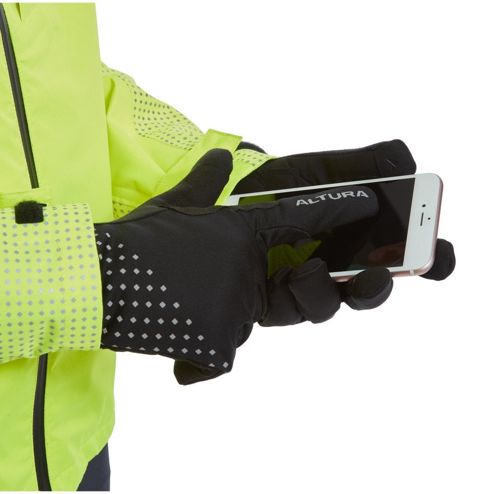 Altura Nightvision Unisex Waterproof Insulated Cycling Gloves In Black RRP £45