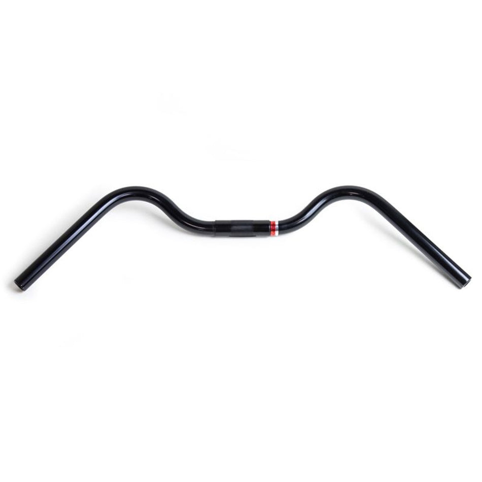 Nitto B355AA Kite Swept Back Bicycle Handlebars | 25.4mm Clamp | 630mm Wide | Black