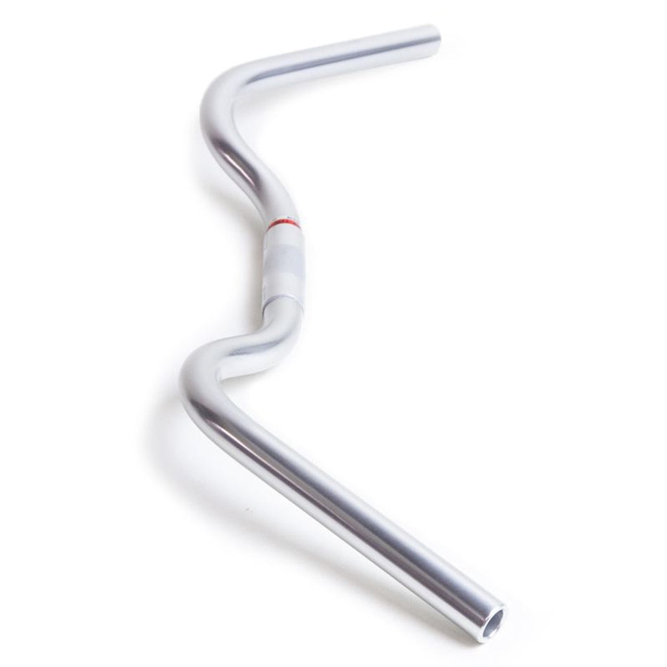 Nitto B355AA Kite Swept Back Bicycle Handlebars | 25.4mm Clamp | 630mm Wide | Silver
