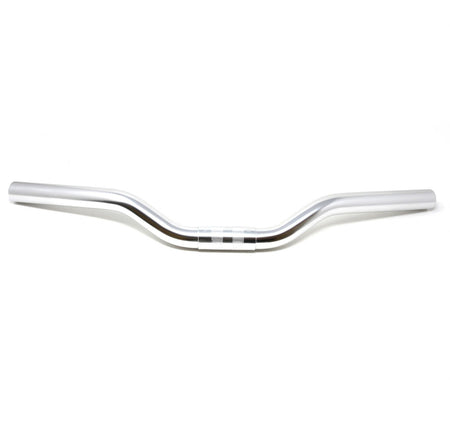 Nitto B260AA Riser Urban Bicycle Handlebars | 25.4mm Clamp | 480mm Width | Silver