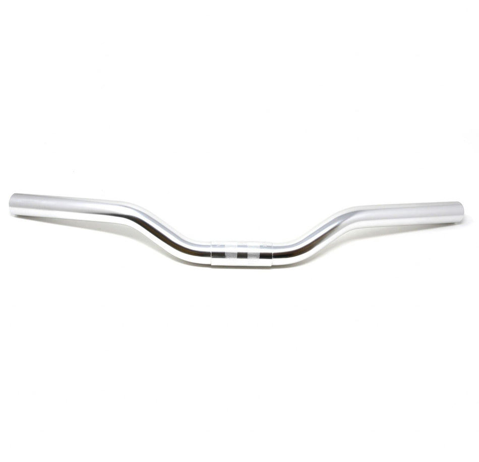 Nitto B260AA Riser Urban Bicycle Handlebars | 25.4mm Clamp | 480mm Width | Silver