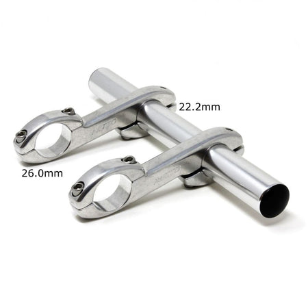 Nitto Lamp Holder 2 | 26mm Clamp | Silver