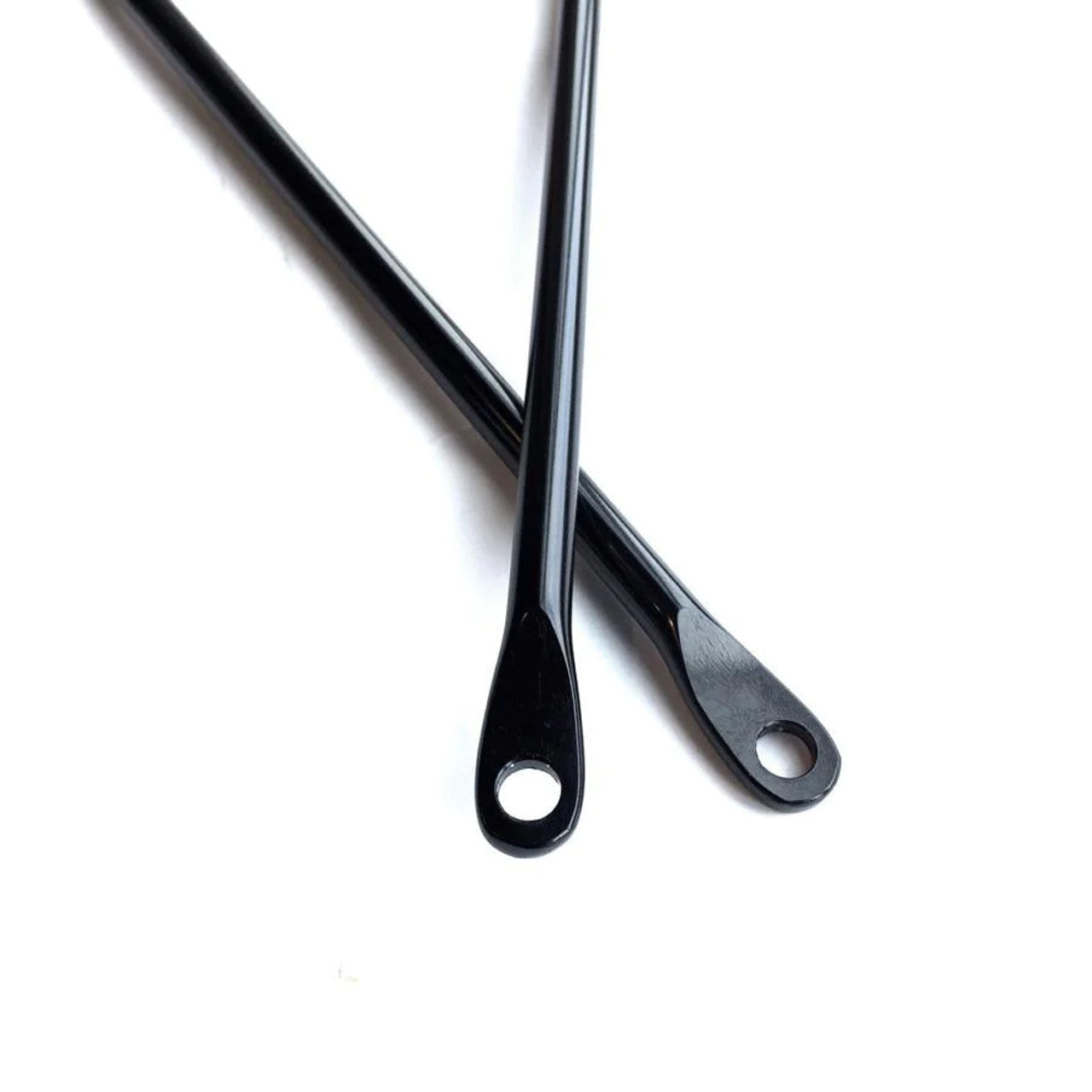 Nitto Pair of Alloy Rack Stay's | 7mm Diameter | 420mm Length | Black