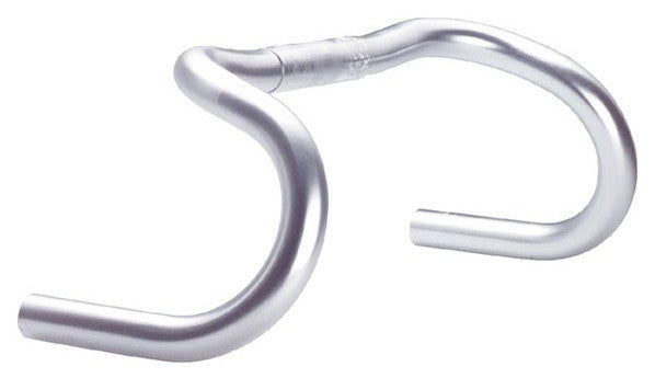 Nitto B135AA Randonneur Drop Road Bicycle Handlebars | 25.4mm Clamp | Silver