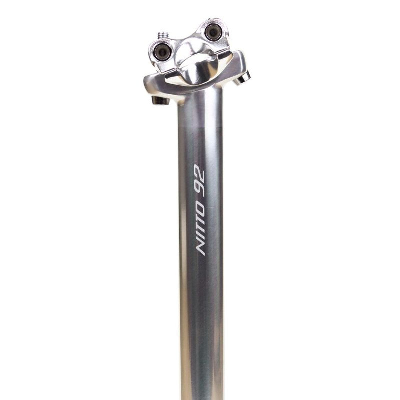 Nitto S92 Inline Seatpost | 27.2mm Clamp | Length 300mm | Silver