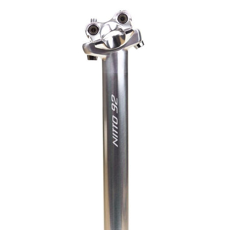 Nitto S92 Inline Seatpost | 27.2mm Clamp | Length 300mm | Silver