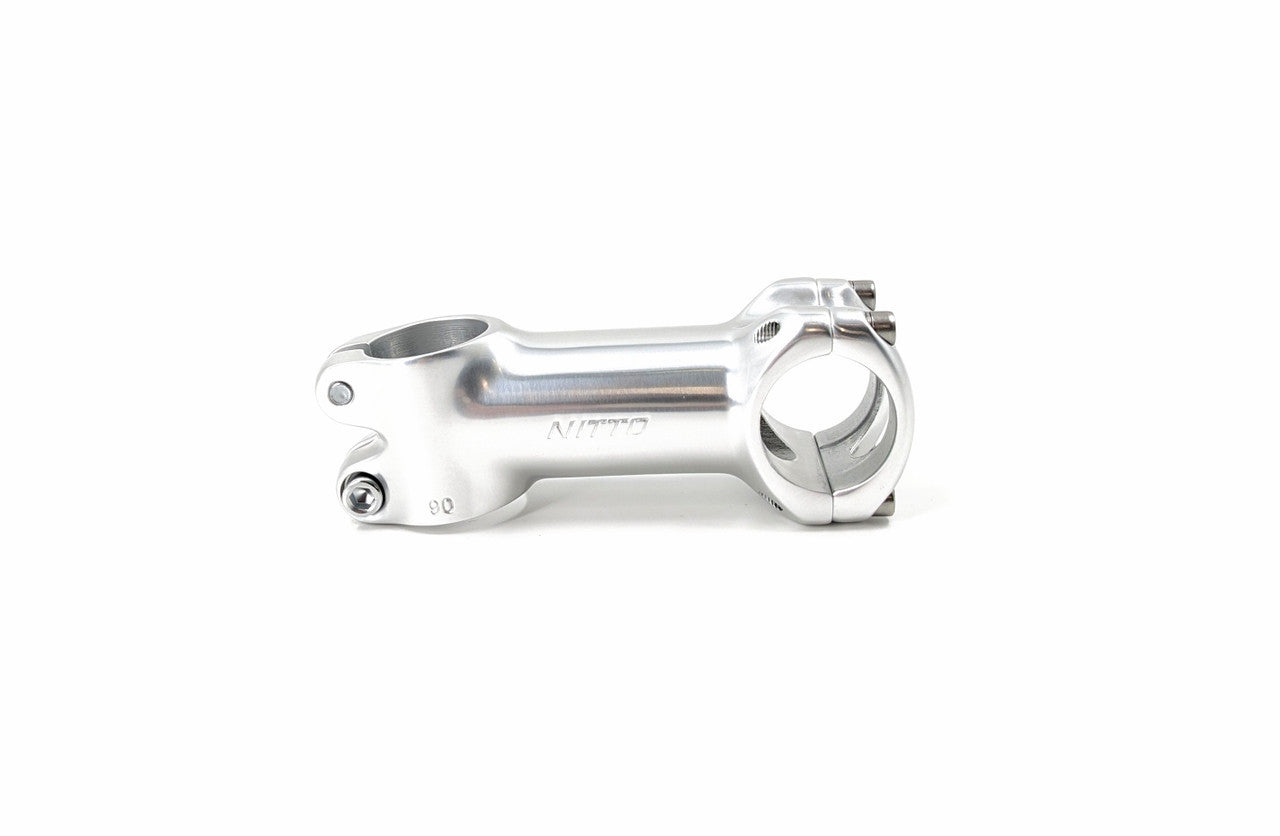 Nitto UI-26EX Handlebar Ahead Bicycle Stem | 31.8mm Clamp | Silver