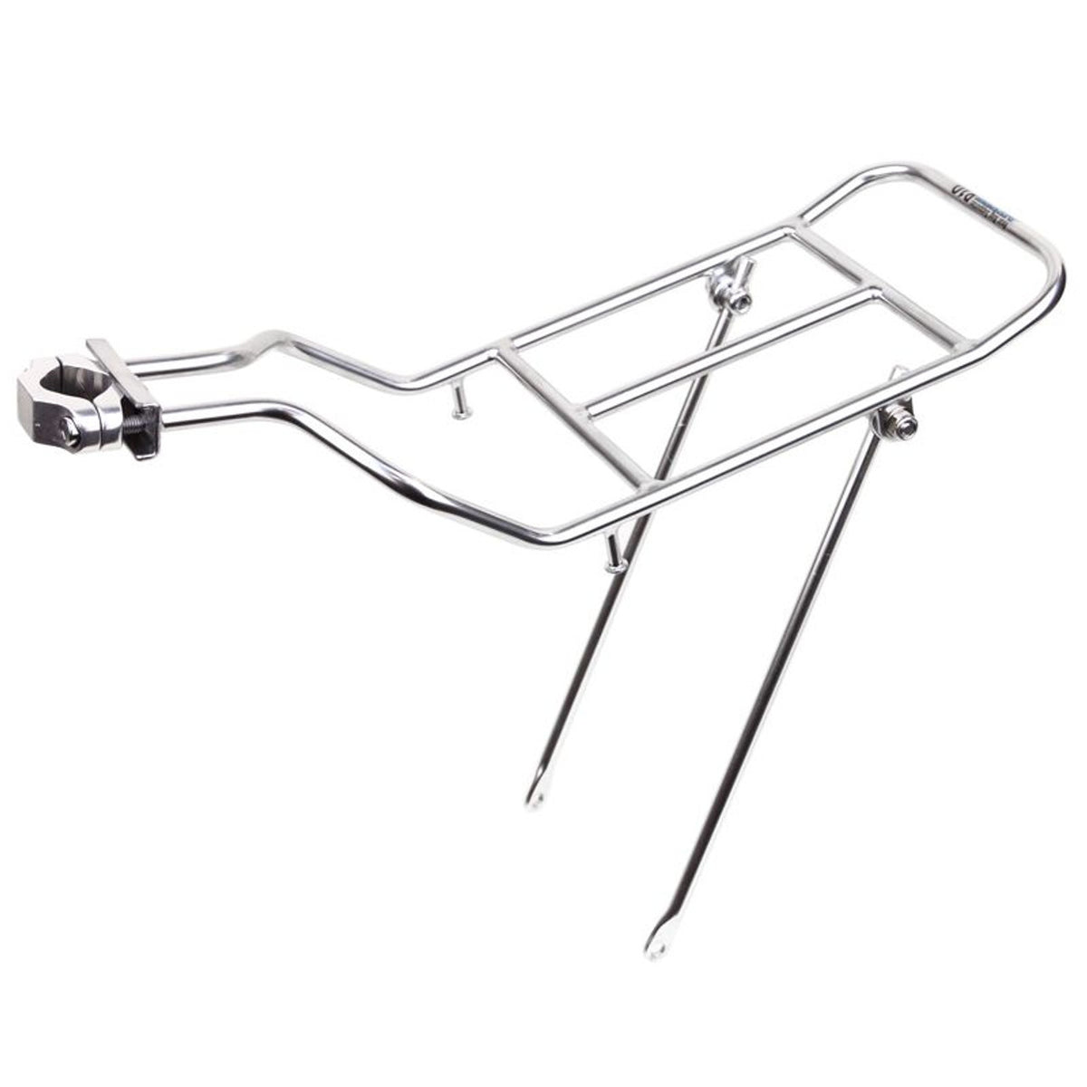 Nitto R10 Rear Bag Support Bicycle Rack Fits 24"- 28" Wheels | Silver