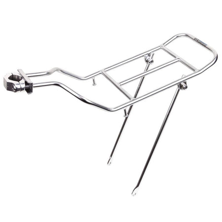 Nitto R10 Rear Bag Support Bicycle Rack Fits 24"- 28" Wheels | Silver