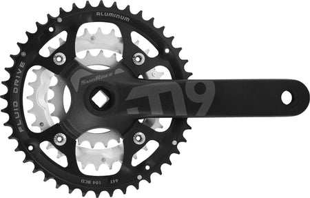 SunRace FCM914 9 Speed Triple Chainset 44/32/22T 175mm