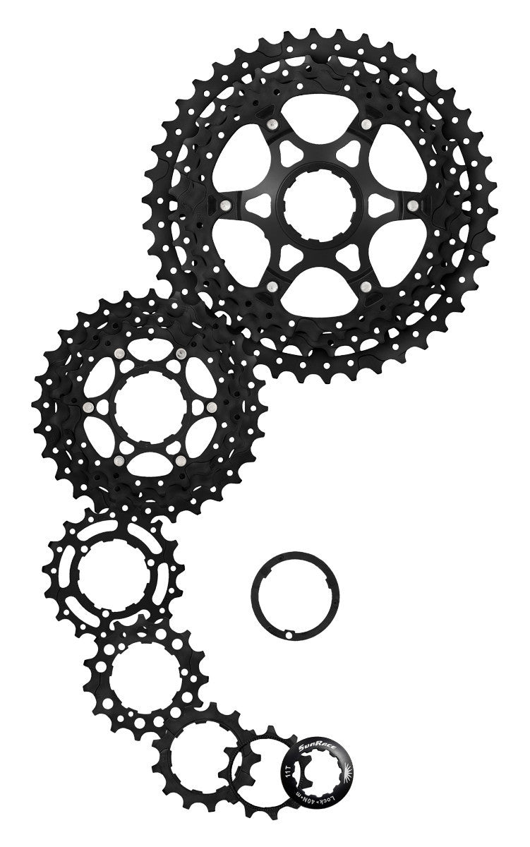 SunRace CSMS8 11 Speed MTB Cassette In Black 11-46T