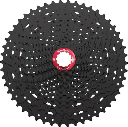 SunRace CSMZ90 12 Speed MTB Wide Ratio Cassette In Black 11-50T
