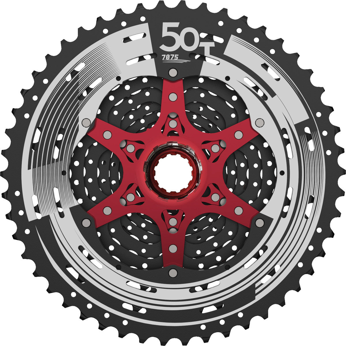 SunRace CSMZ90 12 Speed MTB Wide Ratio Cassette In Black 11-50T